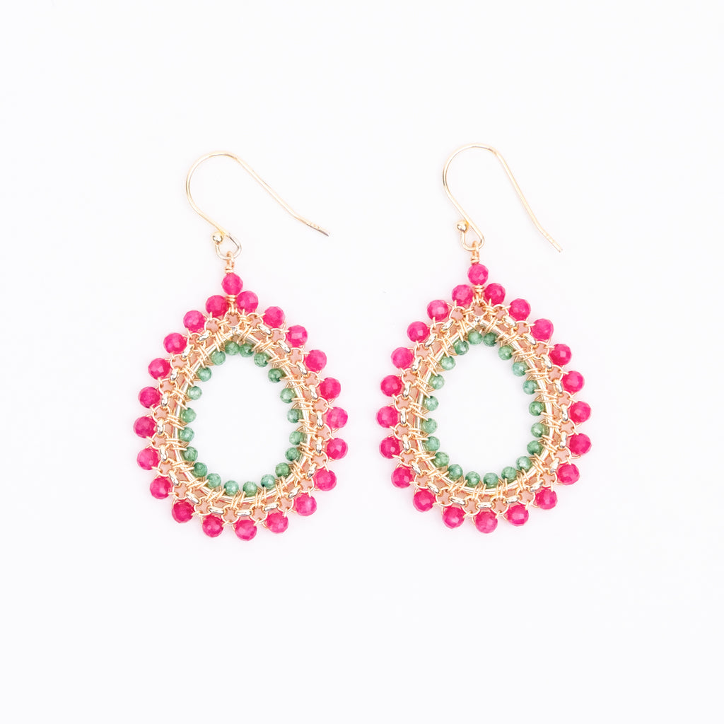 LARGE FUCHSIA PINK JADE ROLO – shelleytaylor