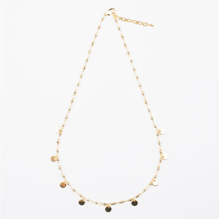 VILMA DISK NECKLACE - GOLD