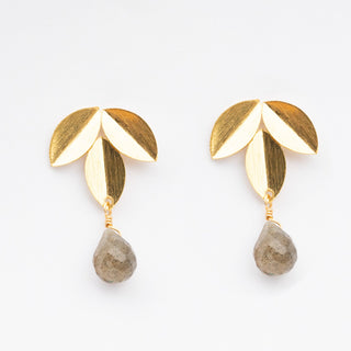 THREE LEAF EARRING