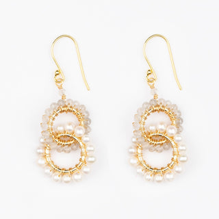 LINKED HOOP EARRINGS