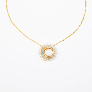 DOUBLE RING NECKLACE