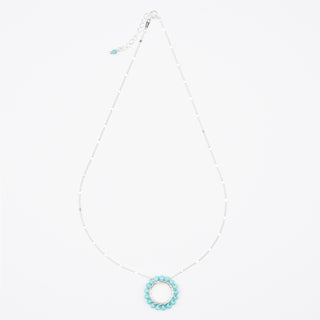 CIRCLE GEM NECKLACE