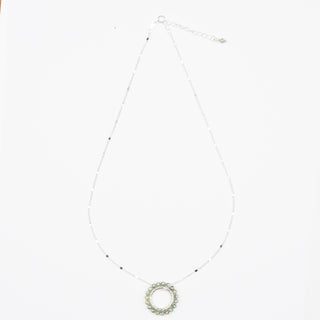 CIRCLE GEM NECKLACE