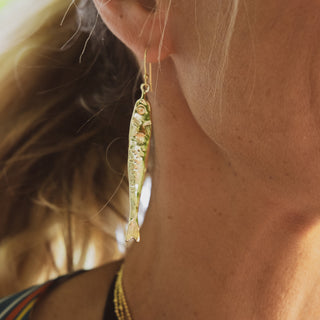 LARGE FISH EARRINGS