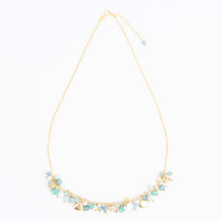 TROPICS GREEN CLUSTER NECKLACE