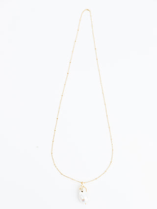 SIMPLE BAROQUE PEARL NECKLACE