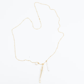 PEARL AND FISH BREEZE NECKLACE