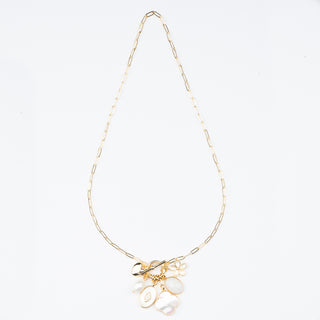 FOB CHARM NECKLACE - GOLD