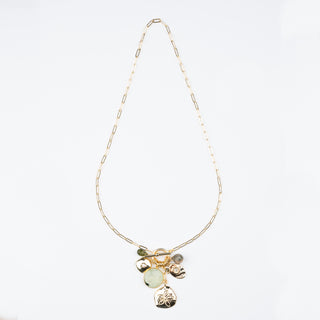 FOB CHARM NECKLACE - GOLD