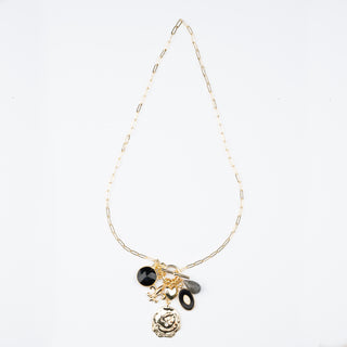 FOB CHARM NECKLACE - GOLD