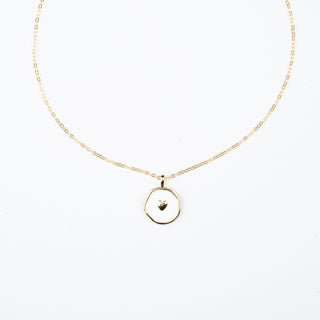 ENAMEL DISC NECKLACE