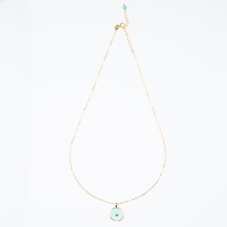 ENAMEL DISC NECKLACE