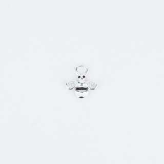 SILVER BEE CHARM