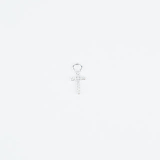 SILVER CROSS CHARM