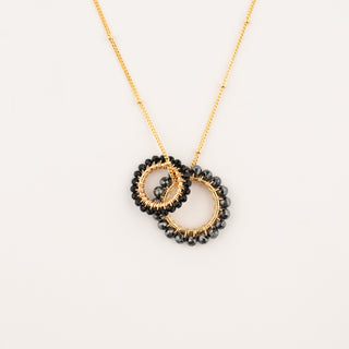 DOUBLE RING NECKLACE