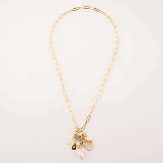 FOB CHARM NECKLACE - GOLD