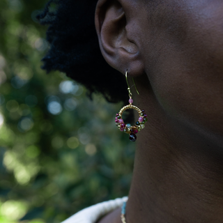 SMALL MESSY DROP EARRINGS