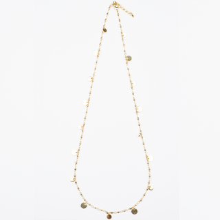 VILMA DISK NECKLACE - GOLD