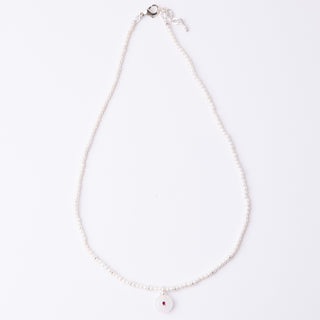 SILVER HEARTFELT NECKLACE