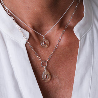 SILVER 'THINKING OF YOU' NECKLACE