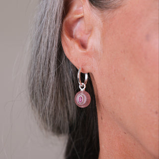 SILVER 'WITH LOVE' HUGGIE