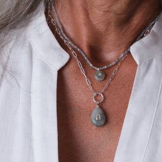 SILVER HEARTFELT NECKLACE