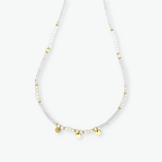 PEARL AND MOONSTONE NECKLACE